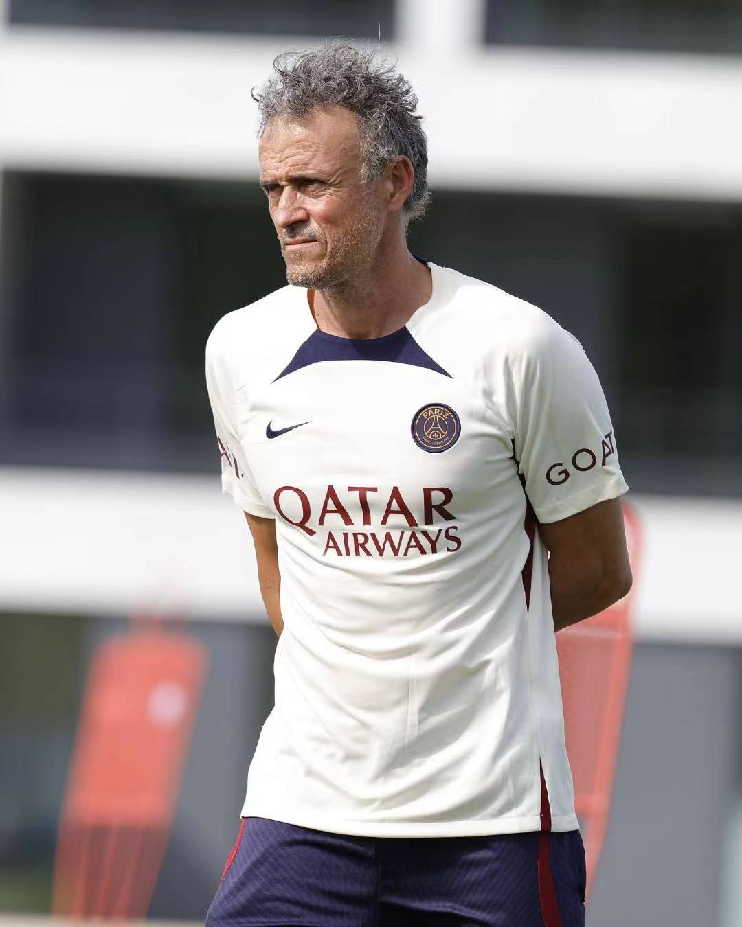 Enrique aan het hoofd van Paris Saint-Germain, eerste training van het nieuwe seizoen